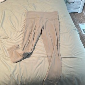 Athleta green leggings size Medium